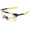 100% Aerocraft Sunglasses - Gloss Metallic Black; Gold Mirror Photochromic view 1