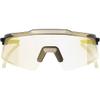 100% Aerocraft Sunglasses - Gloss Metallic Black; Gold Mirror Photochromic view 3