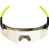 100% Aerocraft Sunglasses - Gloss Metallic Black; Gold Mirror Photochromic view 4