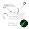 Jigging Assist Hooks, Size 9/0, 12 Pcs Quad Rope Design for Rigging Metal Jigs, 4 Pack 3pcs/Pack, Ideal for Tuna, Amberjack, and Deep Sea Jigging view 3