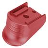 NDZ Performance Finger Extension Magazine Base Plate for Sig P365 XL 9mm, Anodized Aluminum, Aspis Cut Design, Made in The USA - Red, Two Pack view 4