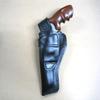 Azula Custom Leather Strong Side Outdoor Gun Belt Holster for Smith & Wesson S&W N Frame 3" Revolver Model 29, 629, 610, 627, 25, 27, 327, 329 - Black Left Hand view 2