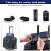 alkamto Travel & Camping Comfortable Memory Foam Pillow  Easy to Carry Portable Bag  Temperature Regulating Pillow Case (Black) view 3