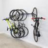 Teal Triangle G-Swivel Wall Mount Bike Rack for Garage - Premium Bicycle Stand & Hanger - Adjustable Bike Hanger for Garage with Rotating Hooks - Indoor Bicycle Rack System for 4 Bikes view 1