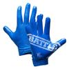 Battle Sports Doom 1.0 Wide Receiver Football Gloves, Ultra Stick Adult & Youth Gloves - Adult Small, Blue view 1
