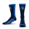 For Bare Feet NBA MINNESOTA TIMBERWOLVES MVP Crew Sock Team Color Large view 1