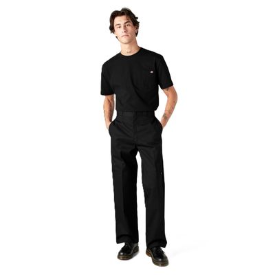 Dickies Loose Fit Double Knee Work Pants. Black, 38 30