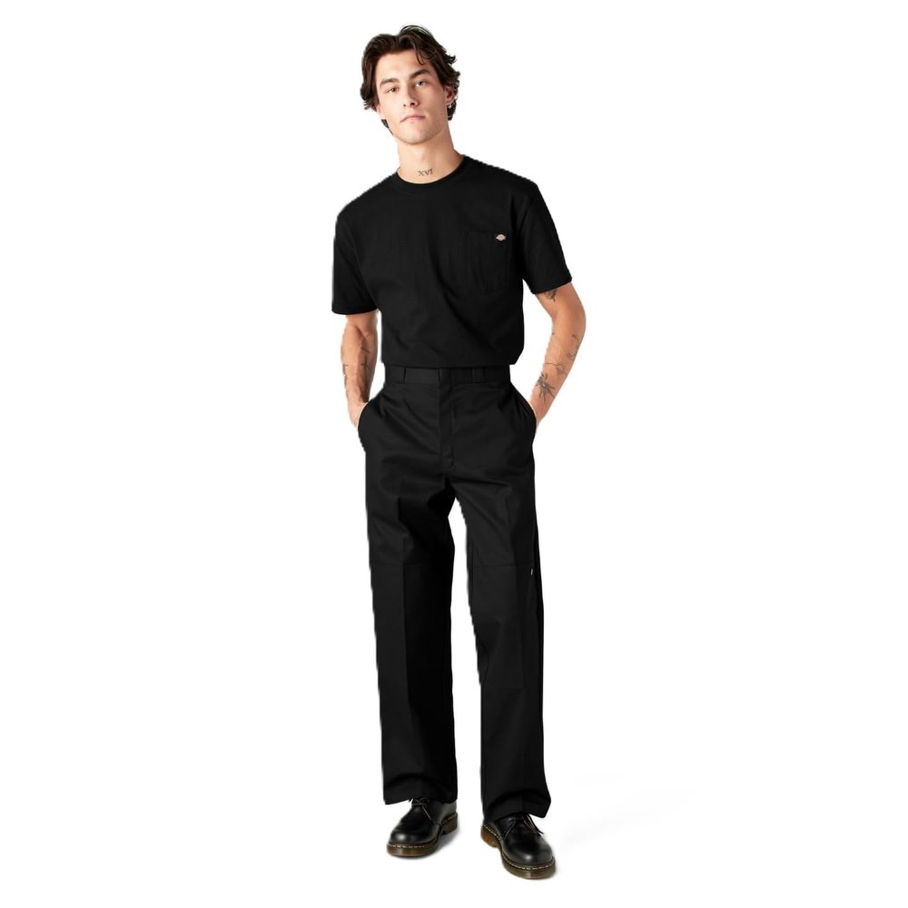 Dickies Loose Fit Double Knee Work Pants. Black, 38 30
