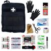 IFAK (Individual First Aid Kit) Trauma Kit with CAT Tourniquet  Medical Pouch for Tactical, Outdoor, Hiking, Military  Backpacking Emergency Medical Kit for Bleeding Control (Black) view 1