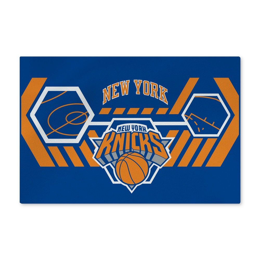 Northwest NBA New York Knicks Washable Rug, 20" x 32", Agile