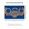Northwest NBA New York Knicks Washable Rug, 20" x 32", Agile view 3