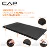 CAP Barbell Folding Exercise Mat  Durable, Anti-Tear, Thick Padding for Fitness, Aerobics, Gymnastics & Home Workouts. 10' x 4' x 3" thick BLACK 10P Free view 3