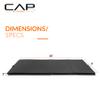 CAP Barbell Folding Exercise Mat  Durable, Anti-Tear, Thick Padding for Fitness, Aerobics, Gymnastics & Home Workouts. 10' x 4' x 3" thick BLACK 10P Free view 4