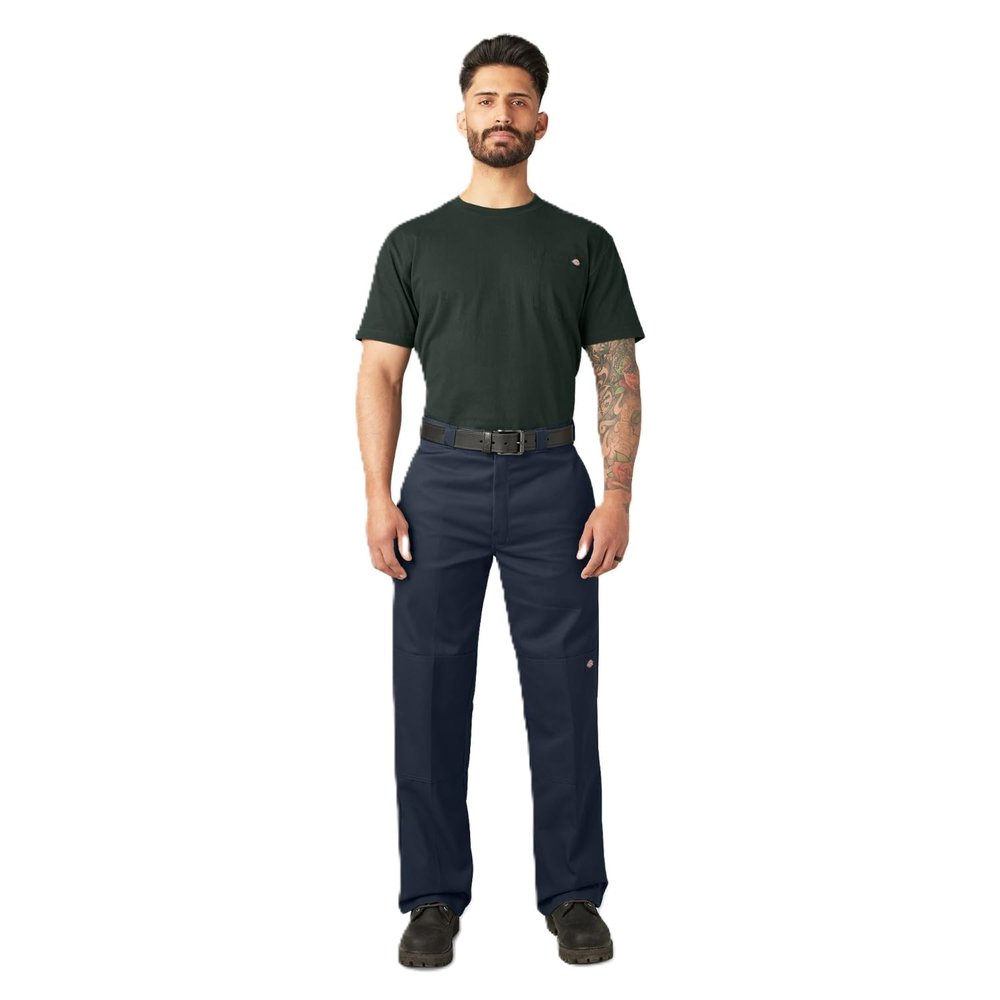 Dickies Loose Fit Double Knee Work Pants. Dark Navy, 42 34