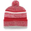 47 Kansas City Chiefs Super Bowl LVIII Champions Northward Beanie Hat with Pom - NFL KC Cuffed Winter Knit Cap Red view 2