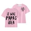 T Shirts for Kids Girls' T Shirt Cute Print Short Sleeve Top 100 to 160 Cotton Clothes Round Kids Long (Blue, 9-10Years) view 4
