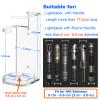 Cosmos 1 Pc Lightsaber Wall Mount Stand Vertical Light Saber Display Rack Acrylic Lightsaber Holder Wall Lightsaber Display Stand Compatible with Savi's Lightsaber (Transparent Clear - 6.6 cm Dia. Thick Helt) view 4