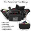 Vdones Tactical Fanny Pack Gun Holster Concealed Carry Pistol Military Tactical Waist Bag Waterproof Molle EDC Pouch with USA Flag Patch view 2