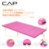 CAP Barbell Folding Exercise Mat  Durable, Anti-Tear, Thick Padding for Fitness, Aerobics, Gymnastics & Home Workouts. 10' x 4' x 3" thick PINK view 3