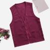 Adult Postulant Activity Vest Supermarket Vests Clerk Workwear Mid Length Coats Women (PP2, XXXL) view 2