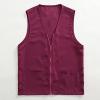 Adult Postulant Activity Vest Supermarket Vests Clerk Workwear Mid Length Coats Women (PP2, XXXL) view 3