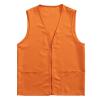 Adult Postulant Activity Vest Supermarket Vests Clerk Workwear Mid Length Coats Women (Orange, XL) view 1