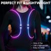 Reflective Running Vest, Running Lights For Runners, Reflective Running Gear Walking Vest For Women, Night Running Gear, Light Up Running Vest, Gifts For Runners, Safety Running Vest For Women & Men view 3