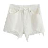GOKKILRW Women's Low Rise Waist Summer Ripped Distressed Frayed Raw Hem Denim Shorts Stretchy Sexy Jeans Shorts view 1
