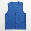 Adult Postulant Activity Vest Supermarket Vests Clerk Workwear Mid Length Coats Women (BU1, L) view 3