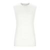 Men's Tank Tops Loose Fit Sleeveless Crewneck Shirts Tops Summer Casual Palm Tree Print Hawaiian Beach Shirts Tee Shopping Online Website White L view 2