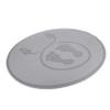 Srutueo Jump Rope Mat Shock Absorption and Sound Insulation Household Mute Mat Indoor Outdoor Fitness Sports Yoga Mat,Black view 4
