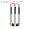 Cricket Spring Return Stumps Wickets Metal Base Multi Surface Placement by Naqqash Sports view 2