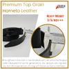 BlazingPaws Premium Top Grain Leather Western Horse Saddle Latigo Straps 6 Ft Long with No Holes (Black) view 2