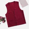 Adult Postulant Activity Vest Supermarket Vests Clerk Workwear Mid Length Coats Women (RD1, M) view 3