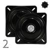 7 Inch 2pcs Boat Seat Swivel Mount Plate,Square Swivel Mechanism for Furniture Recliner Chair,Bar Stool Swivel Plate Replacement view 1