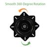 7 Inch 2pcs Boat Seat Swivel Mount Plate,Square Swivel Mechanism for Furniture Recliner Chair,Bar Stool Swivel Plate Replacement view 2