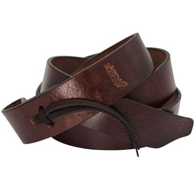 BlazingPaws Premium Top Grain Leather Western Horse Saddle Latigo Straps 6 Ft Long with No Holes (Brown)