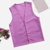 Adult Postulant Activity Vest Supermarket Vests Clerk Workwear Mid Length Coats Women (PP1, S) view 2