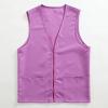 Adult Postulant Activity Vest Supermarket Vests Clerk Workwear Mid Length Coats Women (PP1, S) view 3