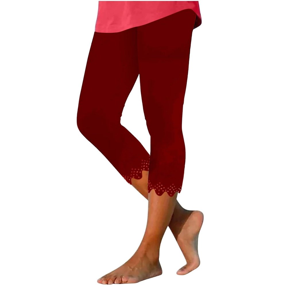7/8 Leggings for Women Gym Sets Woman Athletic Leggings for Women Capri Womens Yoga Leggings Capri Cotton Capris for Women for Woman Designer Work Pants Women