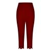 7/8 Leggings for Women Gym Sets Woman Athletic Leggings for Women Capri Womens Yoga Leggings Capri Cotton Capris for Women for Woman Designer Work Pants Women view 3