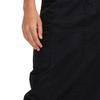 NineFit Basics Women'S Casual High Waisted Skirt Solid Button Up Denim Jean Skirt A Line Long Midi Denim Skirt with Pocket (Small,Black) view 3