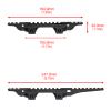 QIRUIMY Optic Mount Modular Lightweight Elevated Optical Mount for PEQ/NGAL/558 8T Red Dot /G33/G43 3X Magnifier,Lightweight Lower 1/3 Style Optics Riser Scope Mount for 20mm Rail view 2