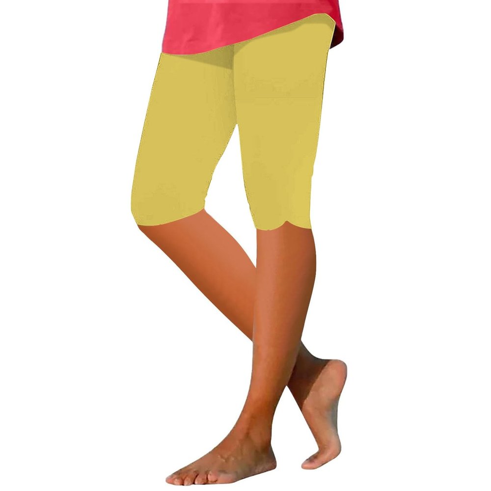 Activewear Womens Pants Women Jeggings Tummy Control Women Knee Length Leggings Womens Leggings Dressy Capri Jeggings for Women Day Today 2024 Spandex Capri Leggings