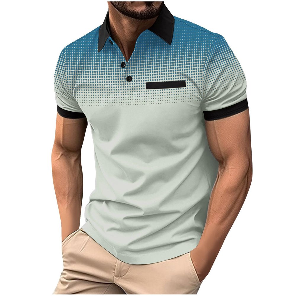 NineFit Basics Today 2024 Polo Shirts for Men Short Sleeve Causal Summer Henley Shirt Big and Tall Golf Tshirt Pullover Gym Workout Tee Tops Peime Amazon Outlet Store Clearance Prime Light Blue 3X