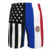 America Flag and Paraguay Flag Men'S Swim Trunks Quick Dry Swimming Trunks Beach Shorts with Mesh Lining and Pockets Xx-Large view 4