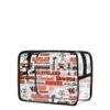FOCO Cleveland Browns NFL Repeat Retro Print Clear Cosmetic Bag view 1