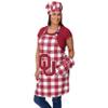 FOCO Oklahoma Sooners NCAA Plaid Chef Hat view 2