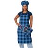 FOCO Tennessee Titans NFL Plaid Chef Hat view 2