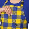 FOCO Los Angeles Rams NFL Plaid Apron Chef Hat Oven Mitt 3 Piece Set view 4